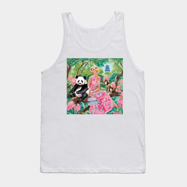 Panda time Tank Top by SophieClimaArt